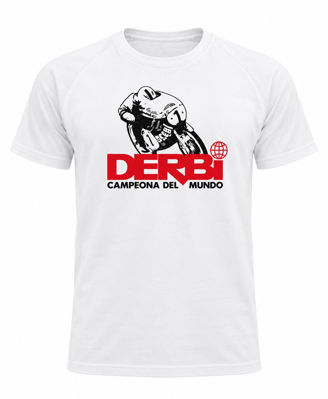 Camiseta DERBI · Campeona del mundo
