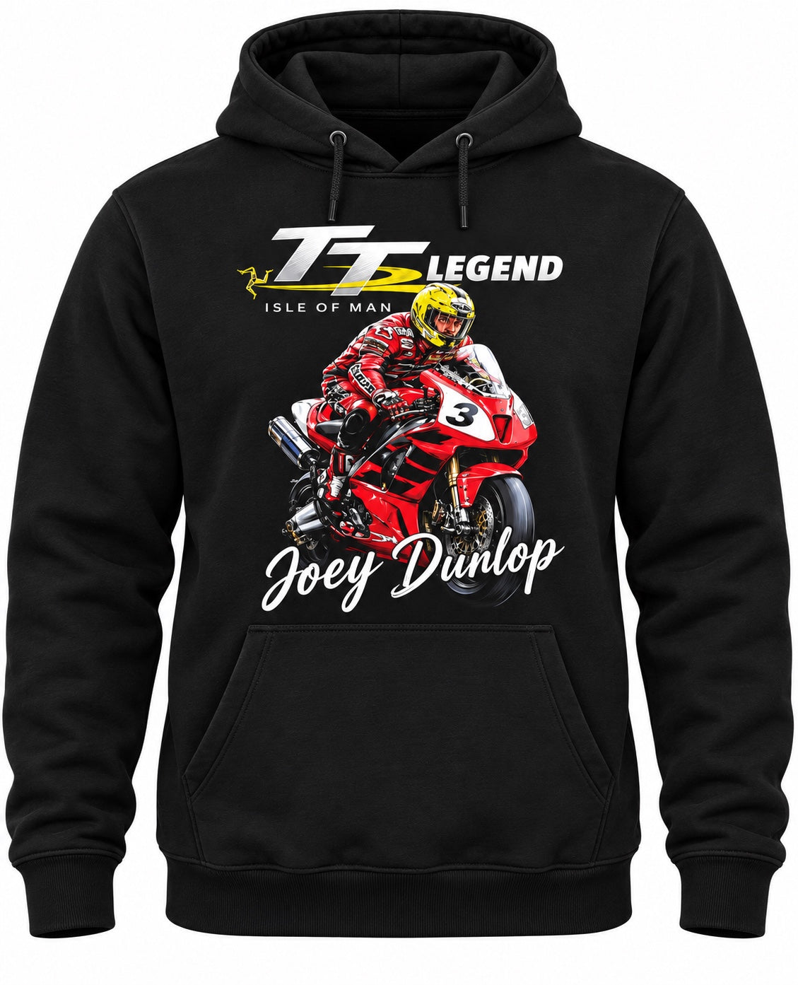 Sudadera con capucha Joey Dunlop · TT Legend — negro