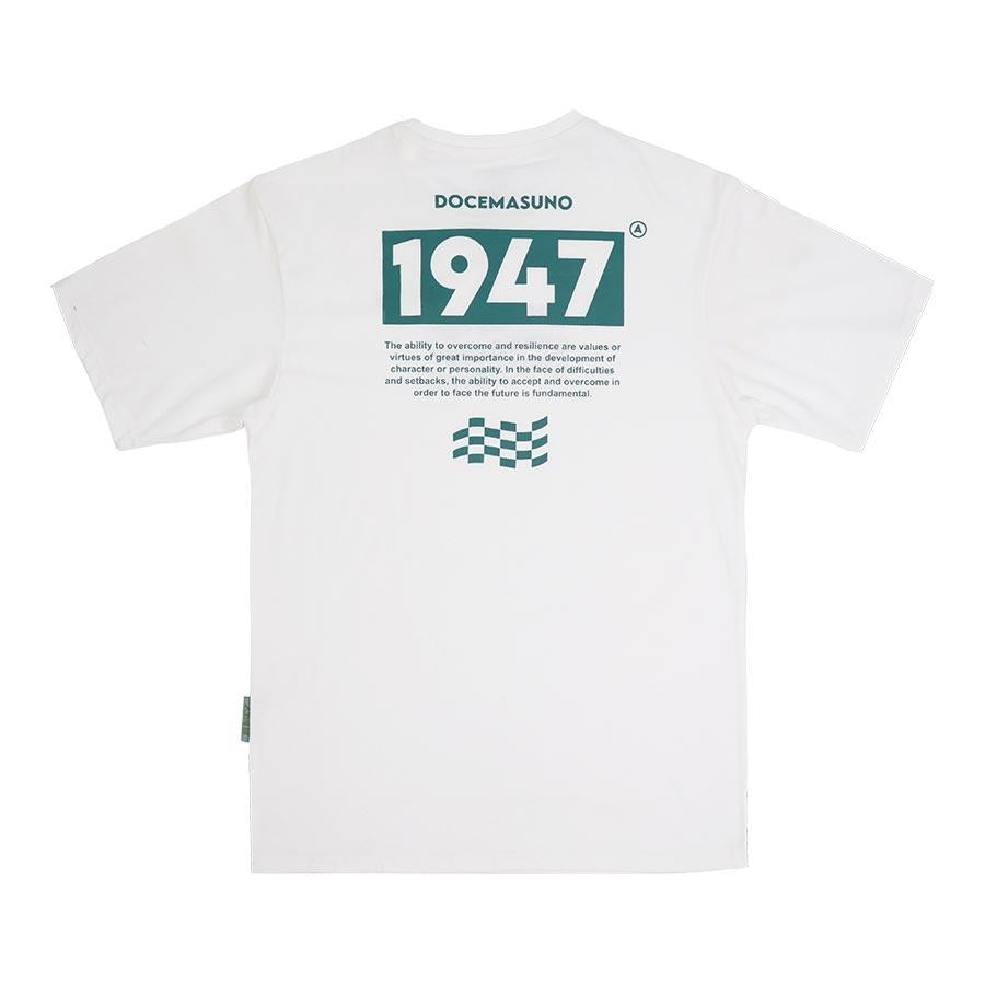 T-SHIRT THE ORIGIN 12+1 WHITE - CAMISETA COLECCION EXCLUSIVA ANGEL NIETO 12+1 BASIC - PILOTO MOTOGP LEGENDS