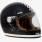 Casco Roadster III Black Race - vista lateral