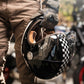 Casco Roadster III Black Race - detalle