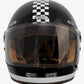 Casco Roadster III Black Race - detalle exterior