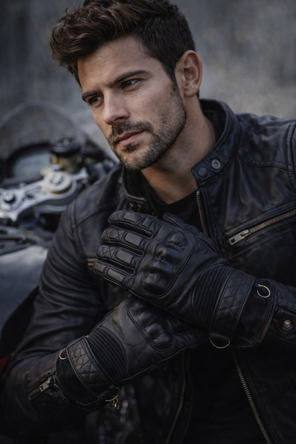 Guantes Café III Man