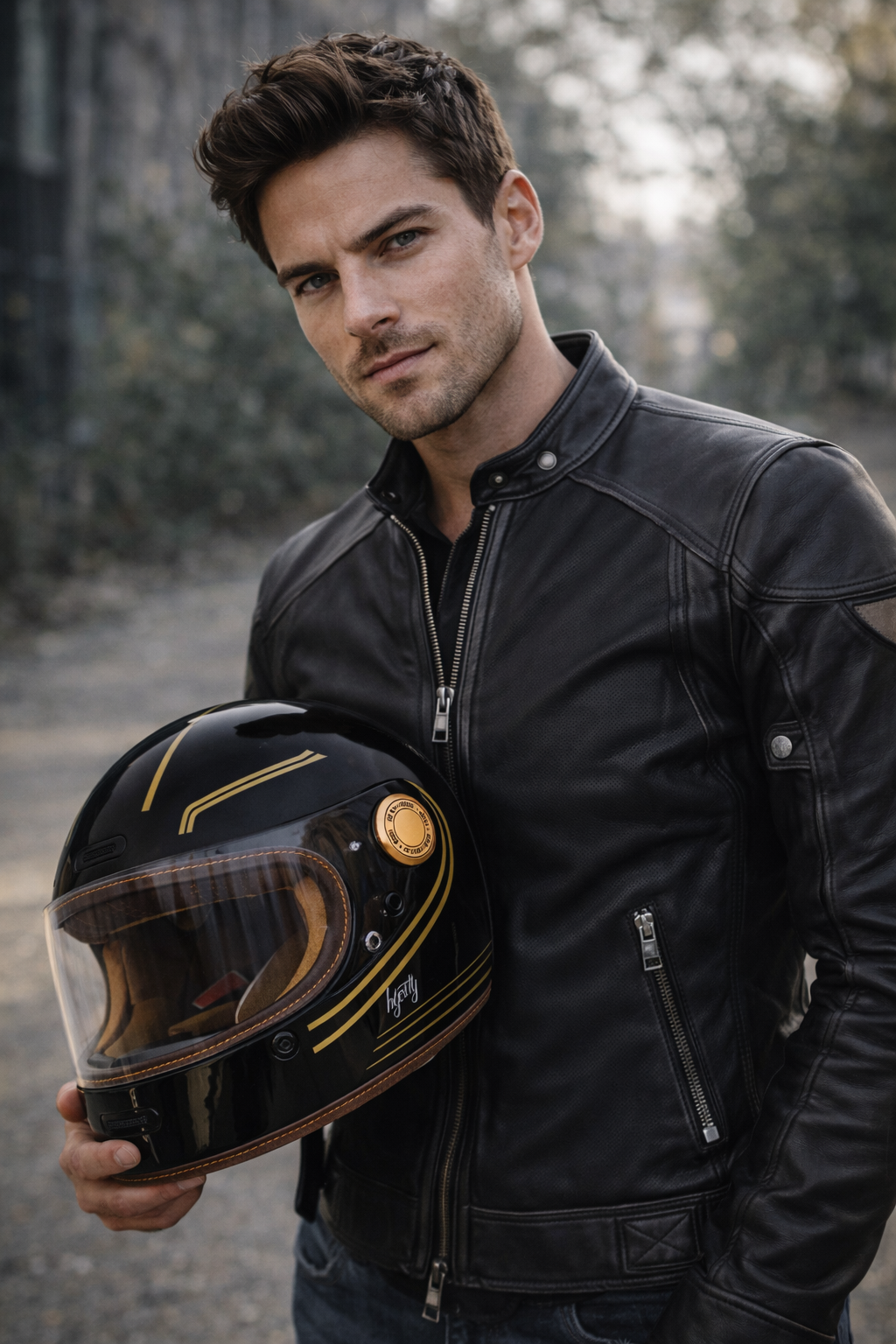 Casco Roadster III Gold Black