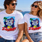 Modelos con camiseta Doohan blanca