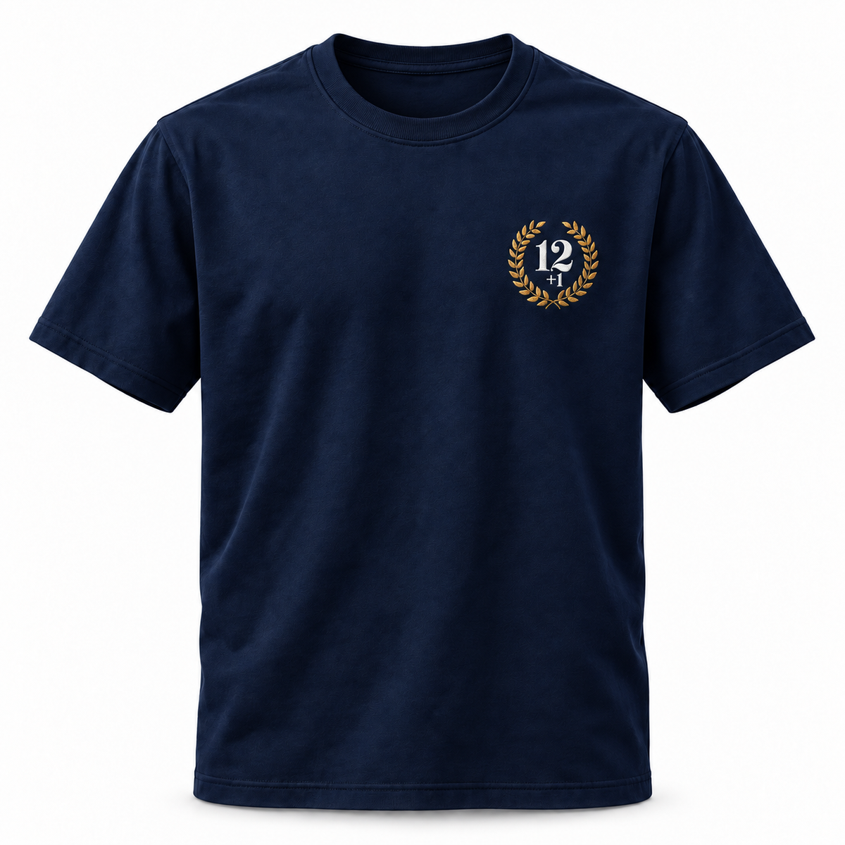 Ángel Nieto 12+1 · Camiseta · Azul marino · emblema en el pecho