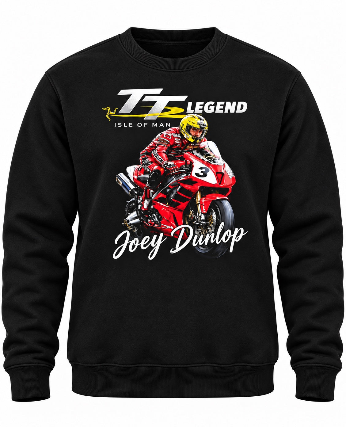 Sudadera sin capucha Joey Dunlop · TT Legend negro