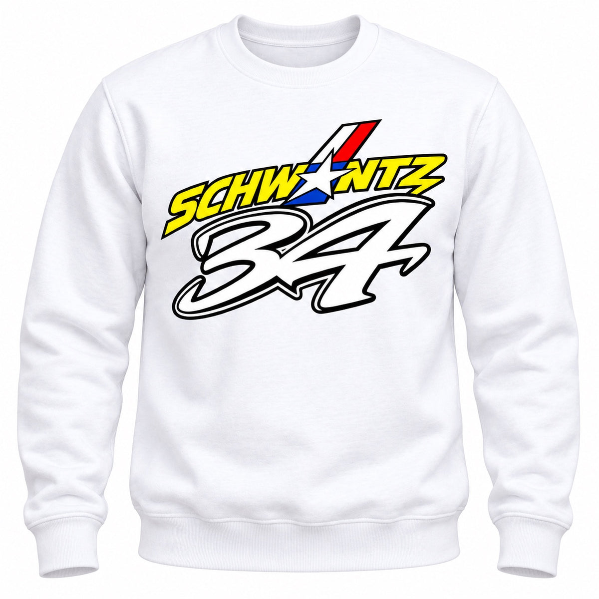 Sudadera sin capucha Schwantz 34 · Racing blanco